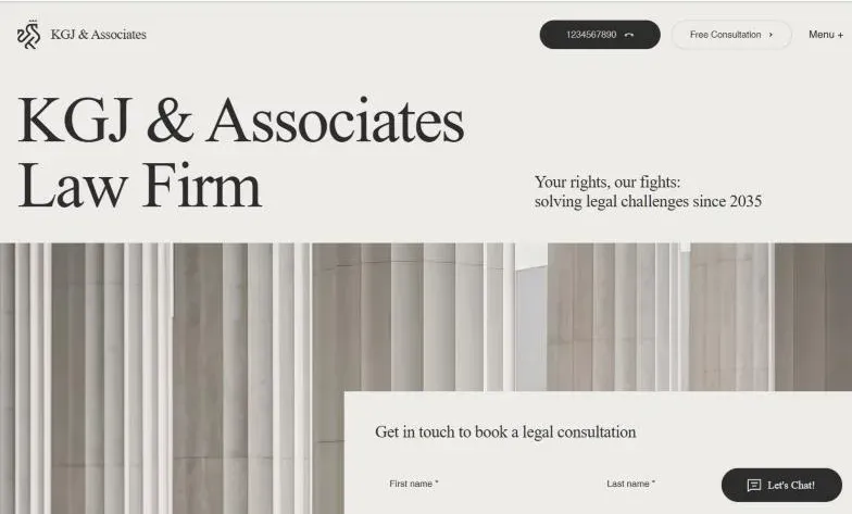 Page d'accueil de la base Lexia — cabinet d’avocats