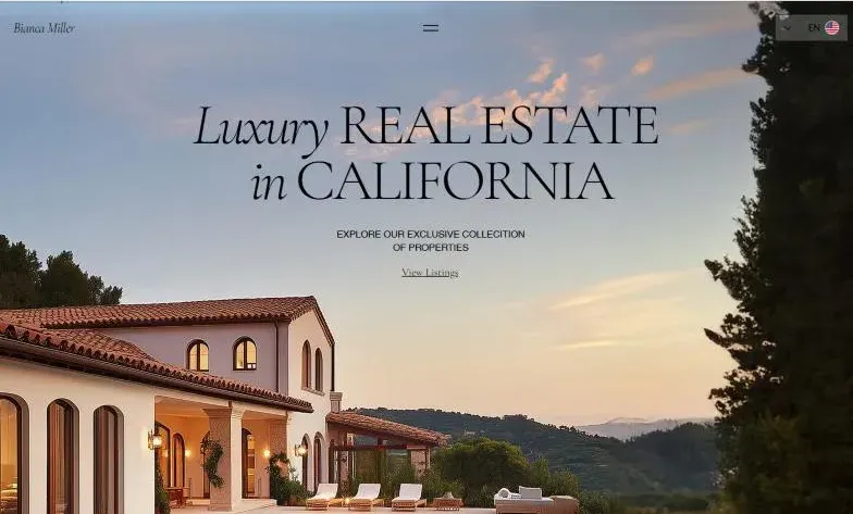 Aperçu de la base Signature — immobilier de prestige