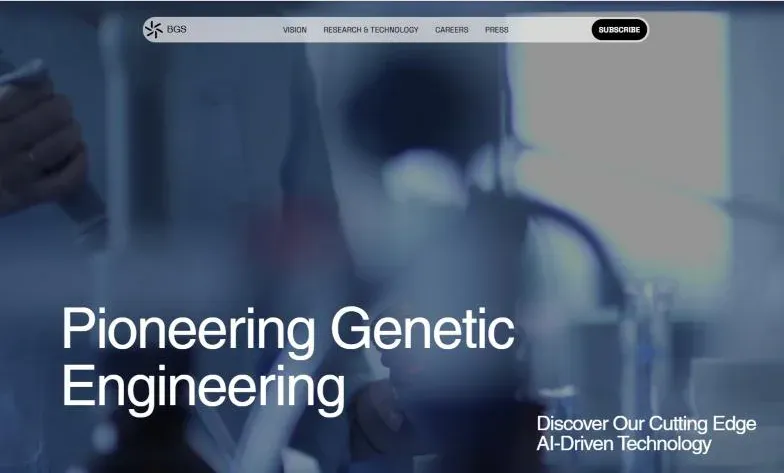 Page d'accueil de la base Genexis — santé et recherche